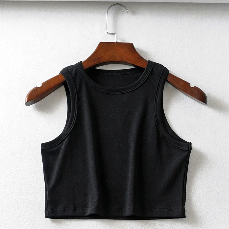 Hemp women vest organic cotton Custom ladies fashion sports wear gym bamboo organic tank tops Women sports vest