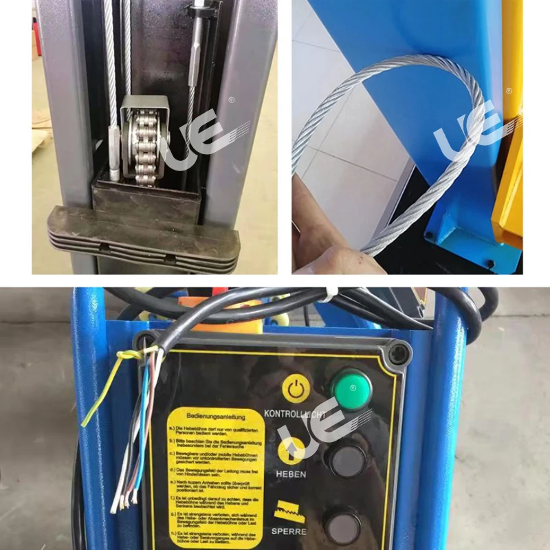 UE-8240P Luxury car specially equipped with hydraulic electric 2 post car lifts two post car lift for sale price