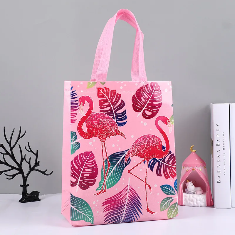Custom printed eco friendly recycle pp fabric non woven wine shopping carry reusable grocery tote bags with logo