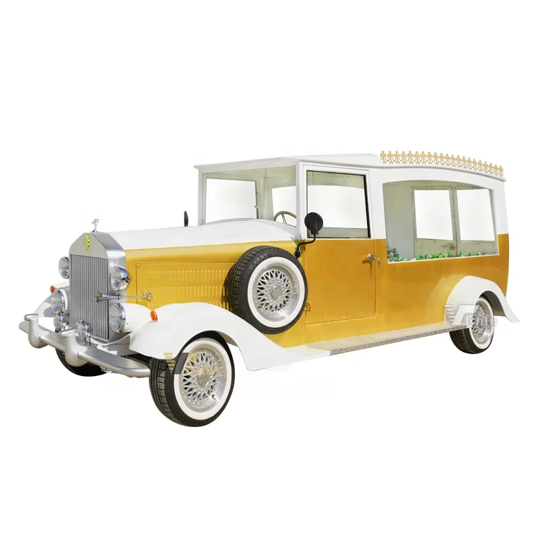 Luxurious Funeral Limousine Modern Electric Hearse Car Classic Funeral Hearse Customized Hearse Carriage for Funeral Ceremony