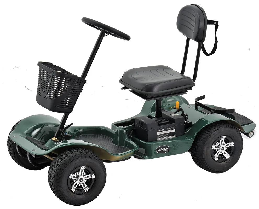 smart golf buggy with rotatory seat and Easy Separate for transportation DM415