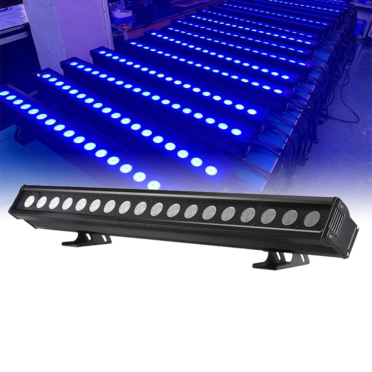 Новый 18x15 Вт Rgbwa Uv 6 в 1 водонепроницаемый Ip65 уличный светодиодный фонарь для уличного сада