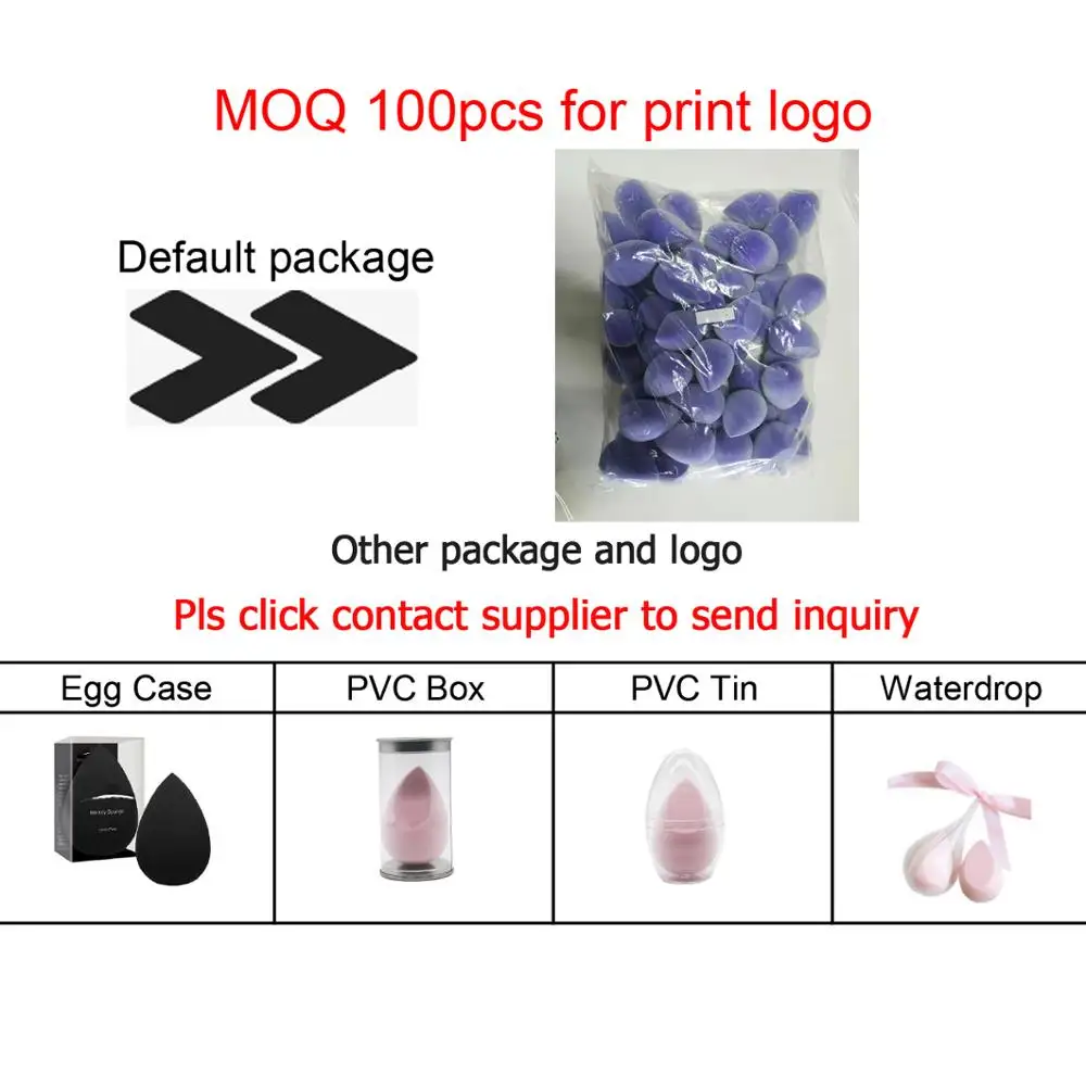 
Private Label Latex Free Beauty Makeup Blender Organic Velvet Fuzzy Microfiber Makeup Sponge 