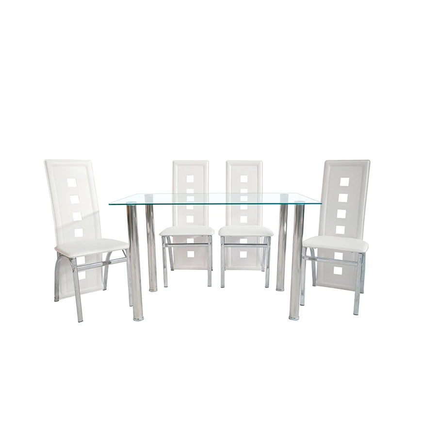 Современный черный расширяемый мраморный обеденный стол, набор из 6 стульев, мебель для кухни, ресторана, столовой