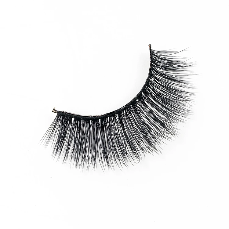 
Wholesale Diamond 3D Faux Lashes Silk Eyelashes Individual 100% Hand Made 3D Silk Eyelash 