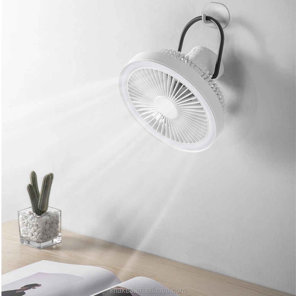 2022 New Arrival Portable  Rechargeable Long Lasting Household Tripod Fan Multifunctional Desktop Floor Fan Travel