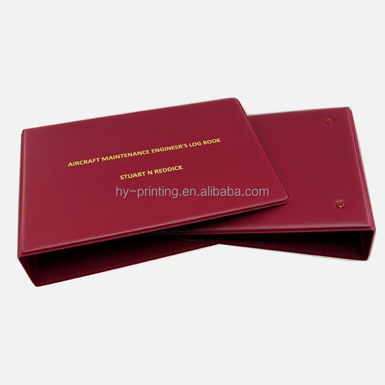 Wholesale custom imitation leather  A5 A4 B6 landscape ring binder