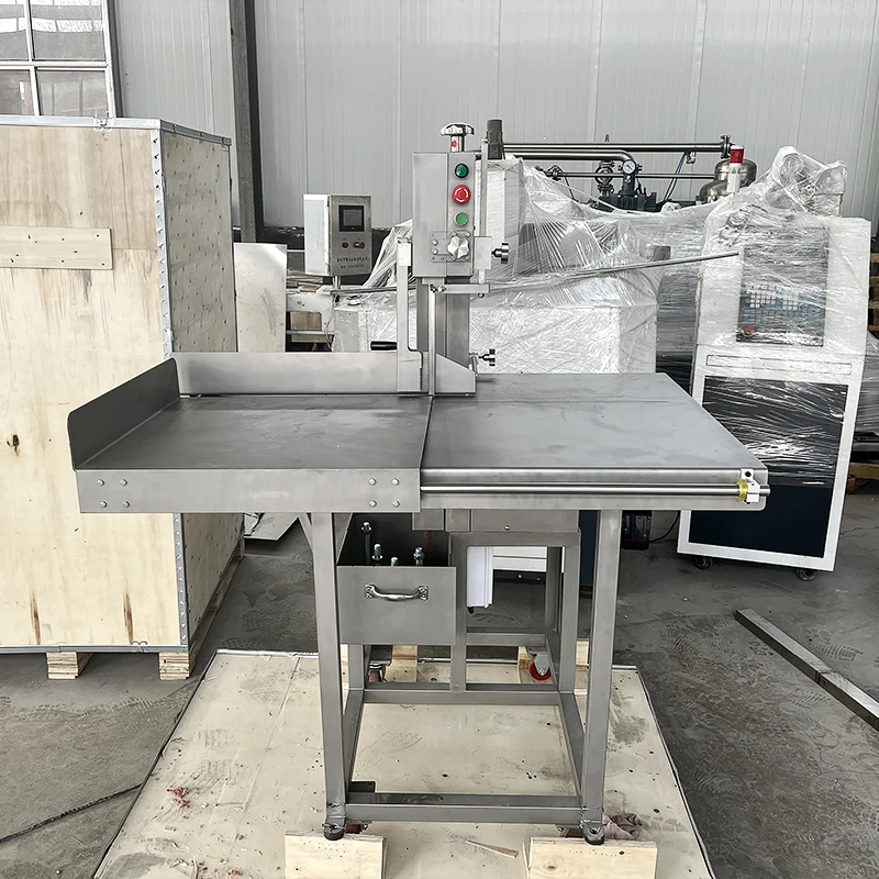 Stainless Steel Commercial Meat Bone Saw Machine Meat and Bone Cut Butcher Band Saw Machine