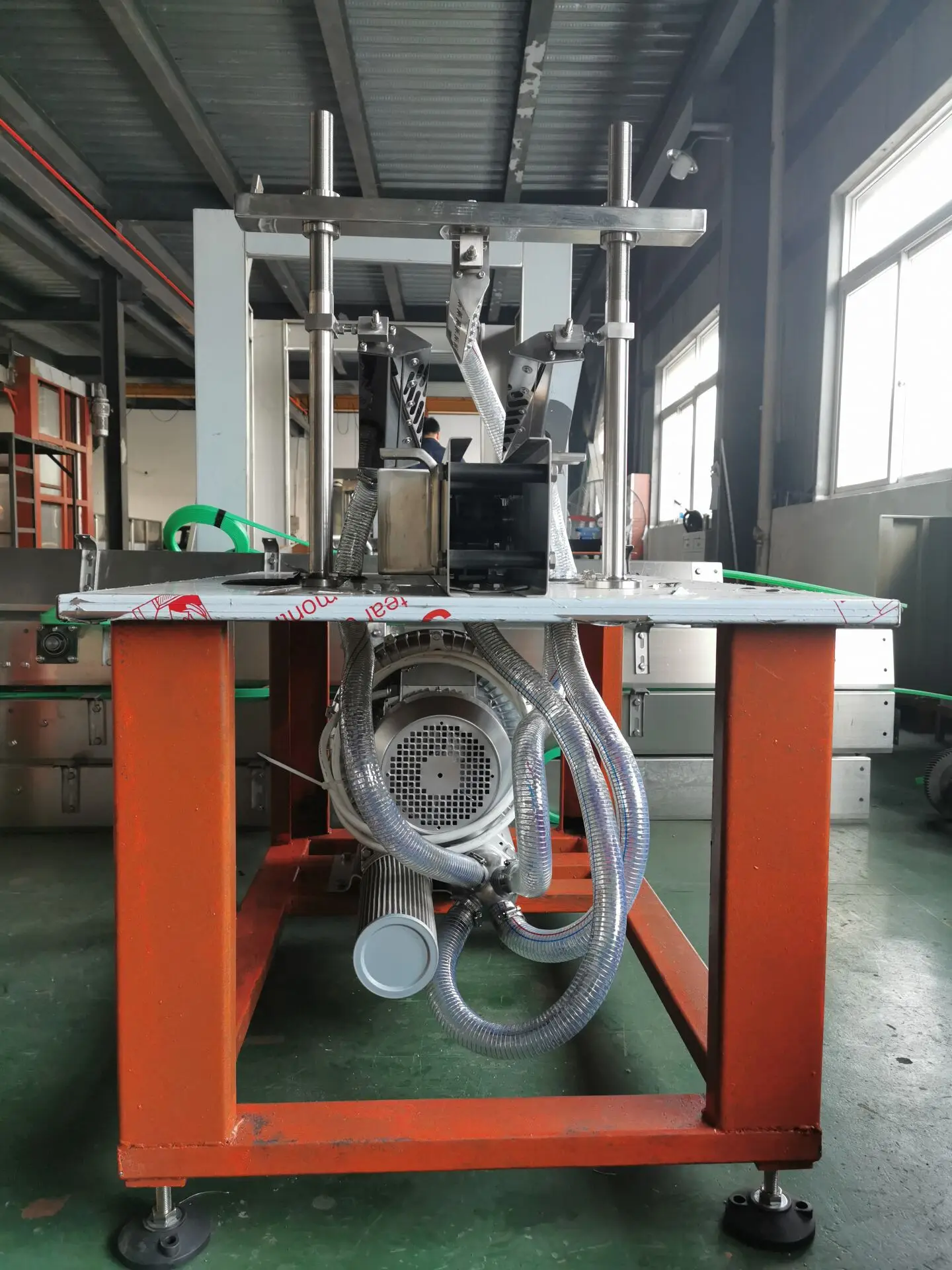 
air blowing tin can/bottle dryer with 4 air knife 