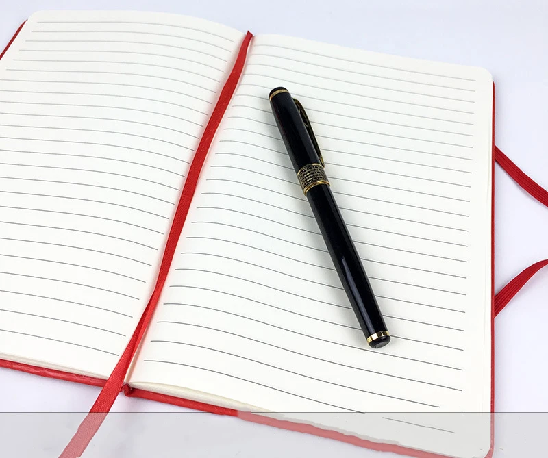 High Quality Business Office Lined Personalized Printed Note Book PU Leather Custom A5 A6 Hardcover Journal Notebook With Logo