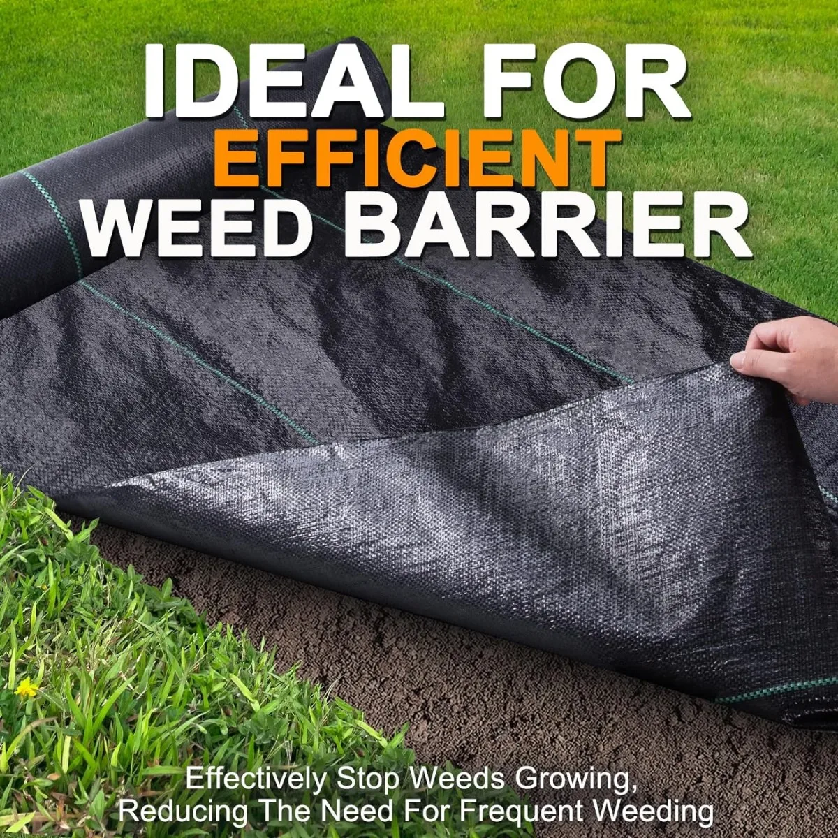 breathablepermeability anti-grass ground cover agricultural pp pe woven fabric weed control barrier