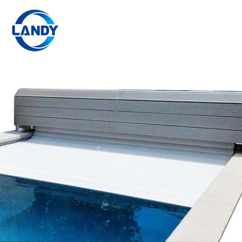 2021 Safety Polycarbonate Pool Slats Automatic Pool Cover with 12VDC Motor