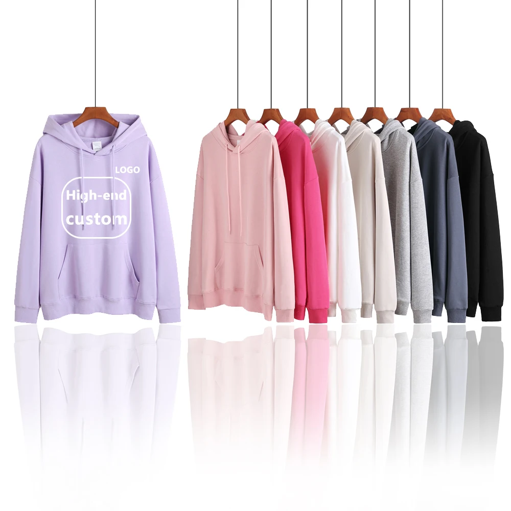 
Свитеры на осень и зиму с логотипом на заказ, женская одежда на осень, Однотонный свитер с принтом логотипа, хлопковый свитер с круглым вырезом и сублимационной печатью 