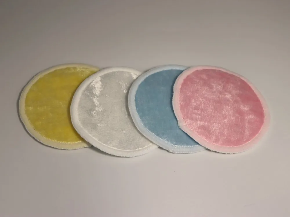 Reusable Face Wash Pad Cosmetic Bamboo Cotton Face Removal Pad Exfoliating Facial Pads for Face and Neck