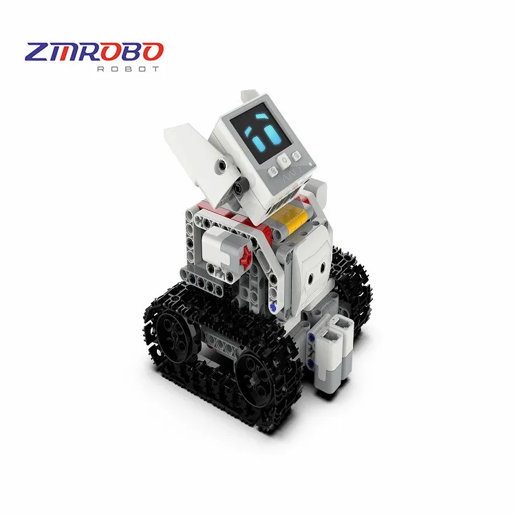 ZMROBO 2022 New Education Robot For Children Coding Programming Building Blocks  STEM Kit Block Building DIY Education Robots