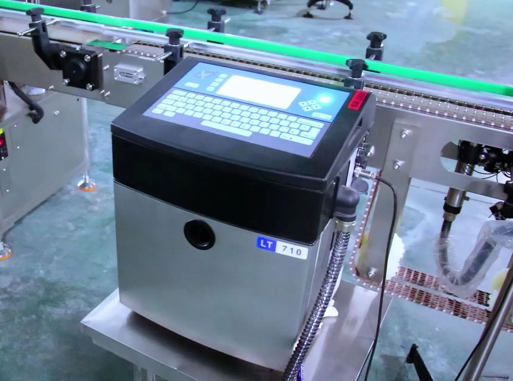 high quality hot sale automatic bottles inkjet printing machine for small business