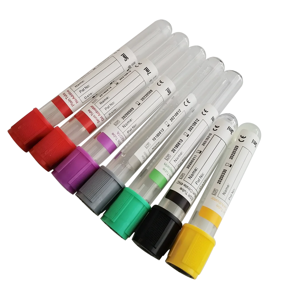 Вакуумная трубка для анализа крови фиолетовая EDTA K2 K3