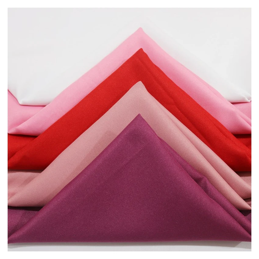 Wholesale NO moq Good Price gabardine quick-drying orange fabric making school