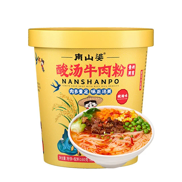 NANSHANPO Asian Style Hot Chicken Korean Noodles Hot and Spicy Roasted Noodles Stir Fry Wholesale Instant Noodle