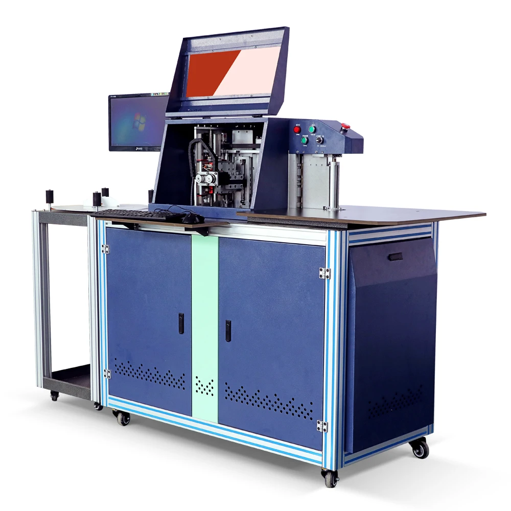 3d safety neon sign light strip channel letter bending machine for making signage letters