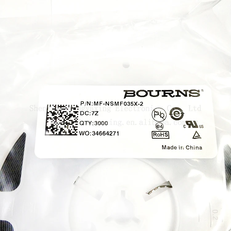 SMD fuse Original MF-NSMF035X-2 0.35A/16V chip fuse protection component 1206 package 3216 size Self recovery patch fuse