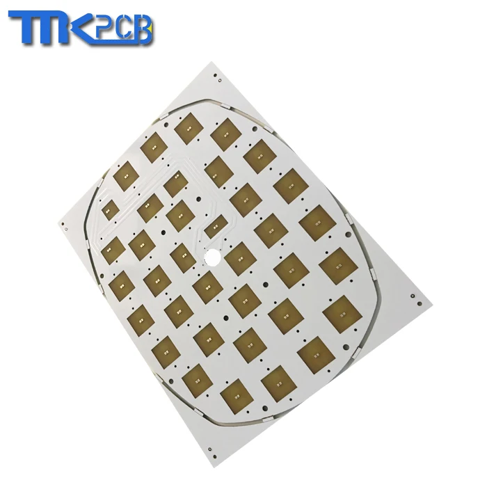 Customize PCB and PCBA CEM-3 and White LED soldermask printed circuits board