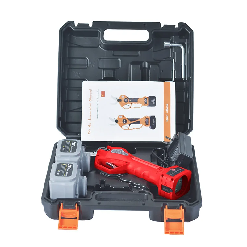 
Amazon hot sale cordless electric pruning scissors lithium battery Powered SK5 blades tree pruner 