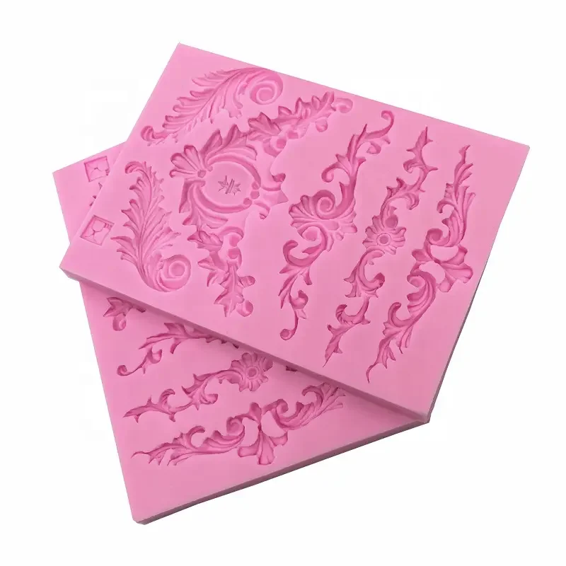 Homesun DIY Popular European Pattern Liquid Silicon Mold/Fondant Mold cake decoration baking mold