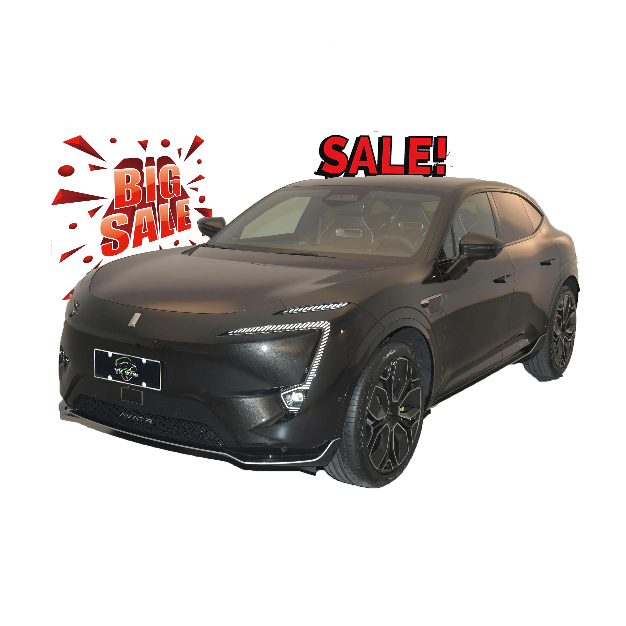 2024 Changan Avatr 11 mist green EV Newly Designed Hybrid Electro Car with 116-Degree Four-Wheel Drive Avita 11 Model for Sale