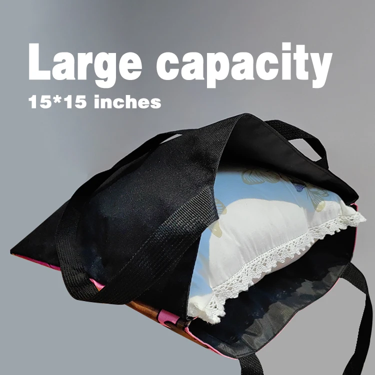 Large 15 inches polyester material shoulder handbag shopping bag medical doctor nurse life tote bag