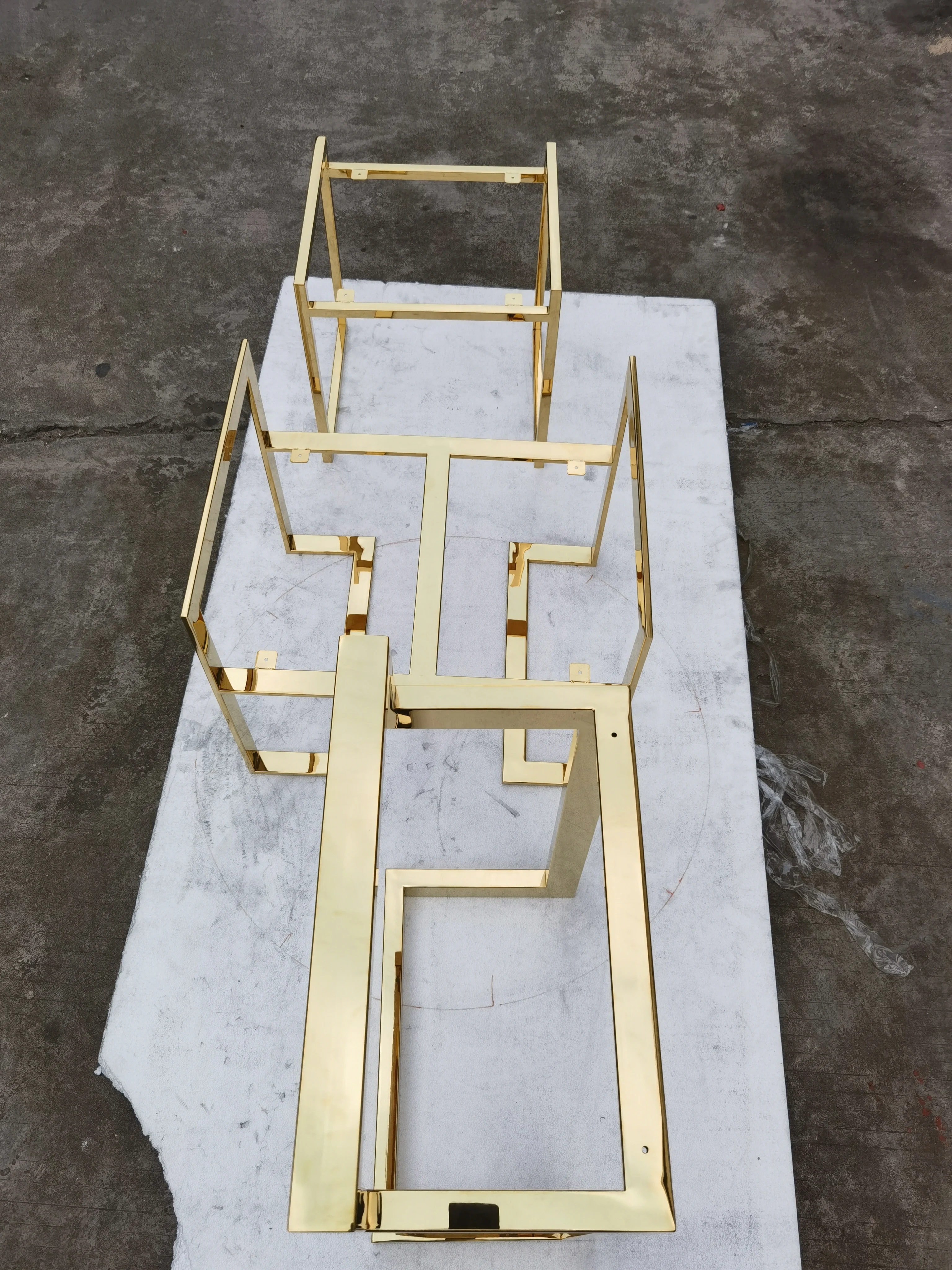 customized  Mirror Decoration Stainless Steel Metal Frame