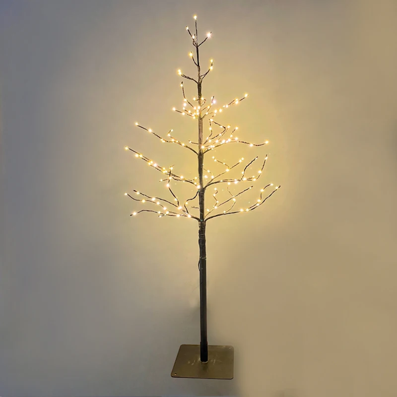 High quality outdoor holiday easy to assemble christmas led lights tree