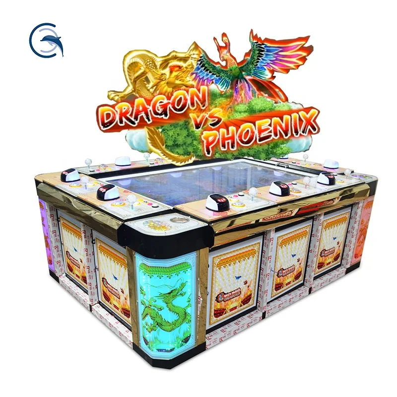 Customized Design Video Slot Machine Dragon Phoenix Fish Arcade Game Machine