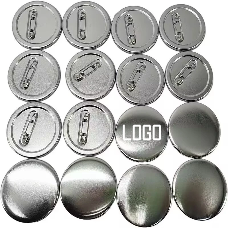 Personalized Metal Badges With Photo Logo Print Brooch Pins For Christmas Party Lapel Pin Custom Tinplate Pin Round Button Badge
