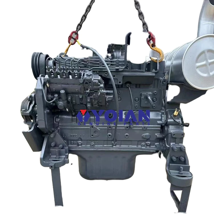 SAA6D102E-2 двигателя Cummins 6D102 для экскаватора Komatsu 200-6 200-7