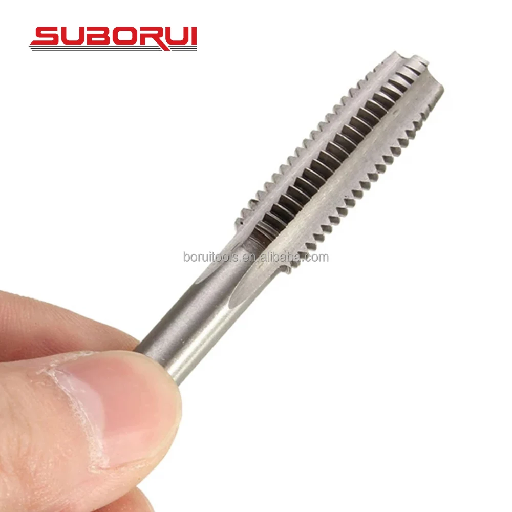 SUBORUI Right Hand M2 M2.5 M3 M4 M5 M6 M8 M10 HSS Metric DIN352 Straight Flute Screw Threading Taps Drill Set for Machine Metal