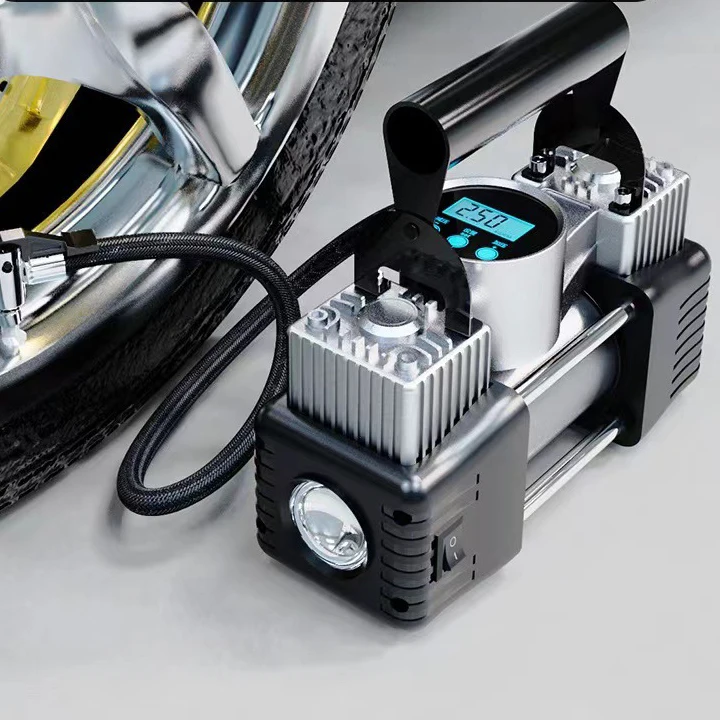 Latest Arrival 12V Emergency Portable Quick Air Refill Tire Vehicle Tool Air Pump Tire Inflators Electric Air Compressor