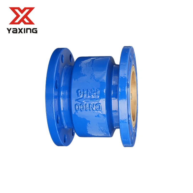 Silencing Cast Iron Spring Check Valve Factory Hot Sale Cast Iron Body Seat Double Plate Check Valve