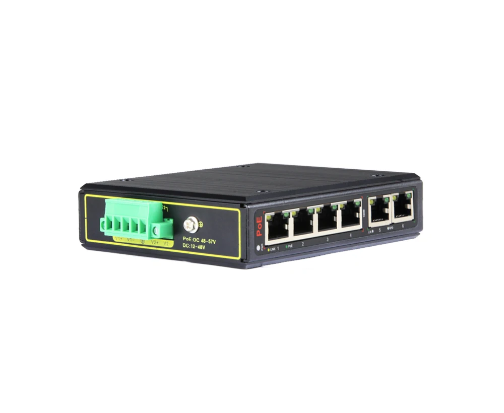 PoE unmanaged industrial ethernet  switch 6*10/100M RJ45 ports network industrial poe switch Industrial POE Switch