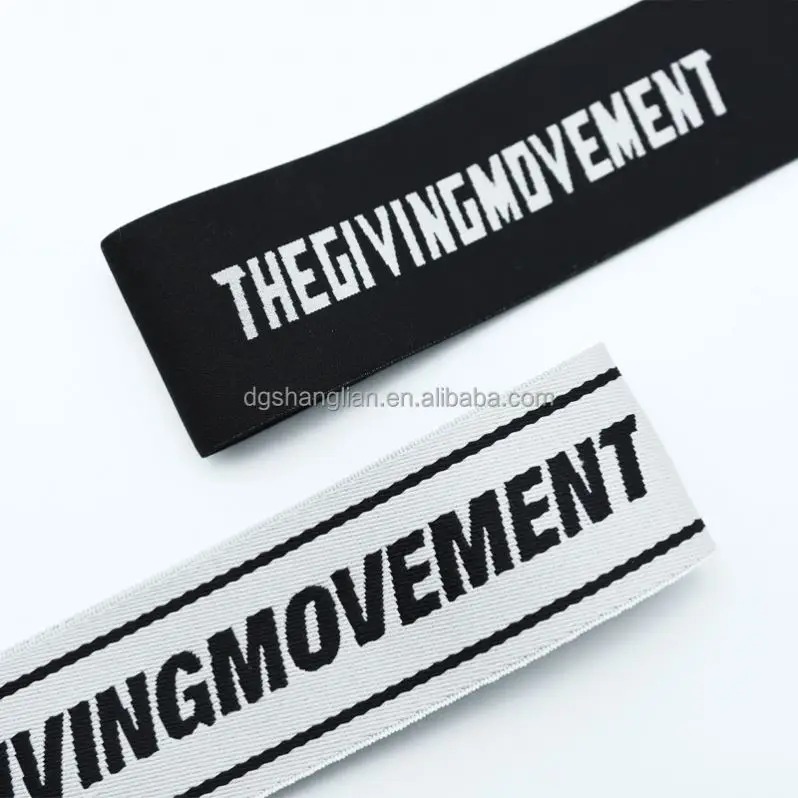 Explosive New Products China Factory Price Custom Printed Jacquard Waistband Elastic Band For