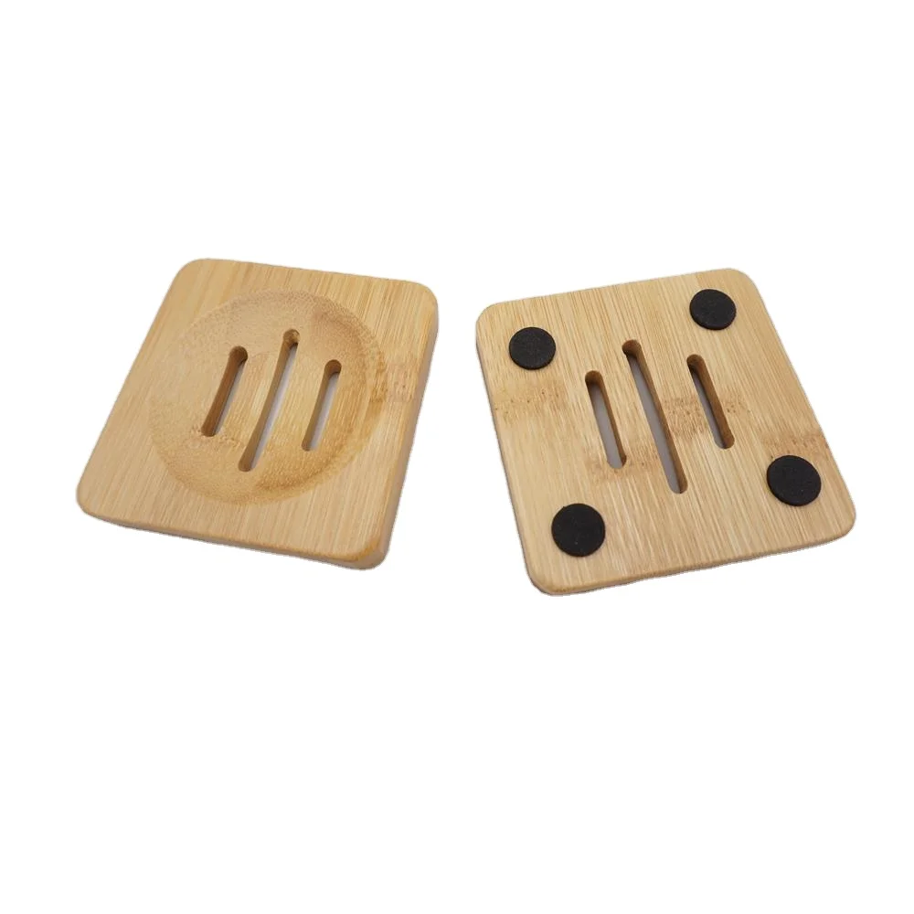 biodegradable natural  soap case bamboo soap holder