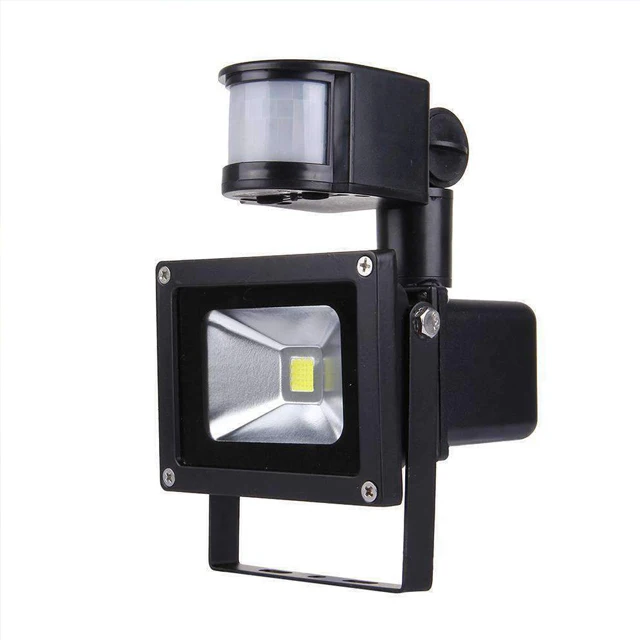 factory price IP65 waterproof 10w 20w 30w 50w 100w 150w 200w high lumen led lighting with motion sensor