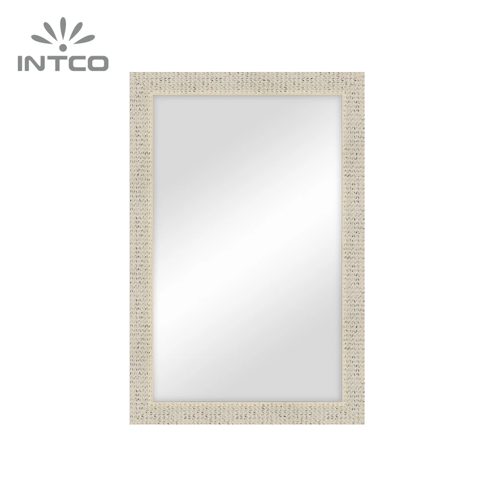 INTCO New Arrival Decorative Rectangular Diamond Bronze Bathroom Wall Mirror Frame