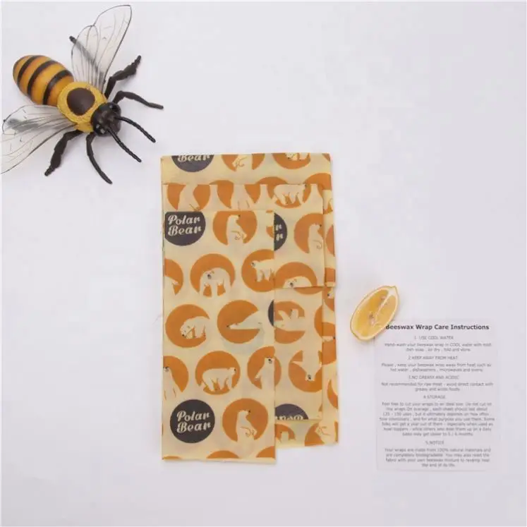 Hot Selling New Arrival Waterproof Beeswax Food Wrap Kitchen Supplies