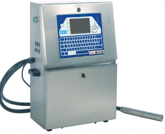 Машина для печати даты на бутылках с минеральной водой