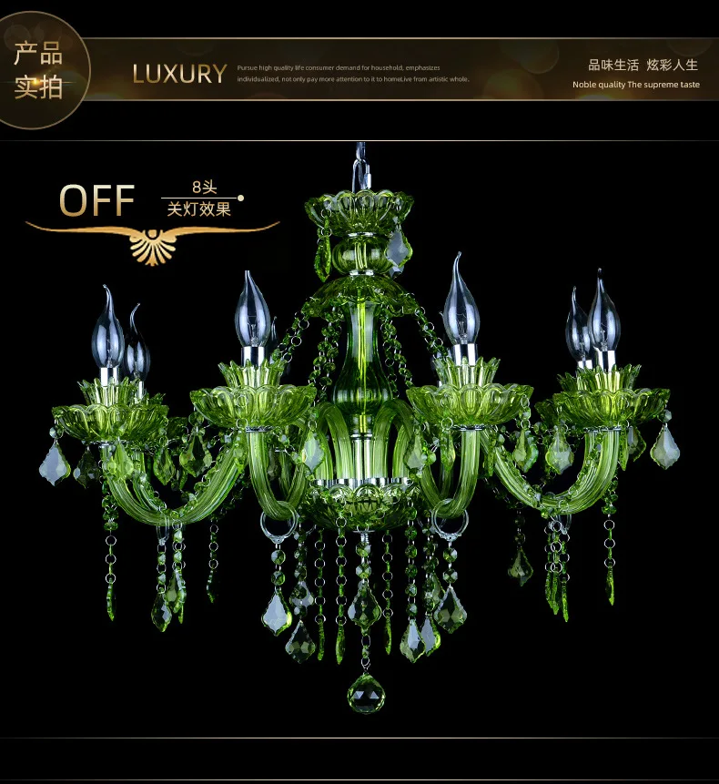 Hot Sale Stained Glass Lampshade With Crystal Antique Style Table Reading Light Tiffany Lamp For Living Bedside/Bedroom/Cafe