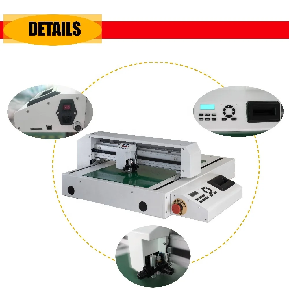Digital Flatbed Cutter Knife Cutting Machines with Roland Blade