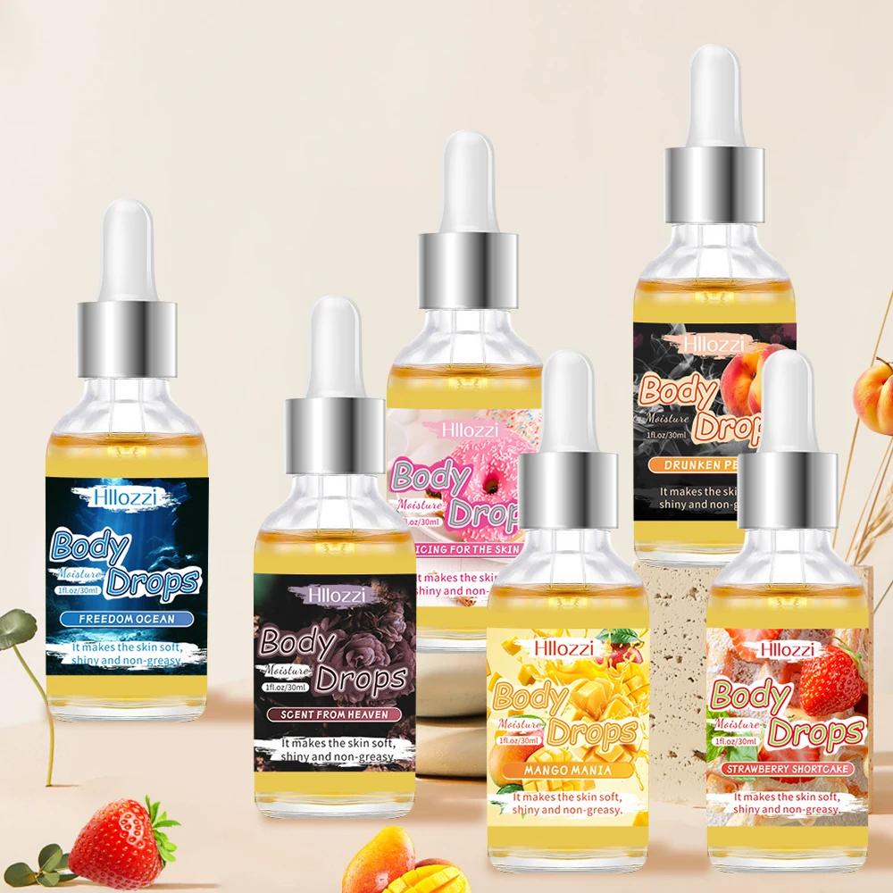 30ml/1fl.oz body drops Factory Essential Oil Fragrance For Diffuser Aromatherapy oil DRUNKEN PEACH STRAWBERRY SHORTCAKE