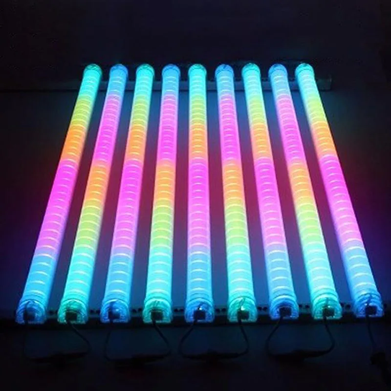 Декоративное здание Ip67 цифровой Rgb Светодиодная трубка водонепроницаемый Dmx управление уличный светодиодный линейный свет