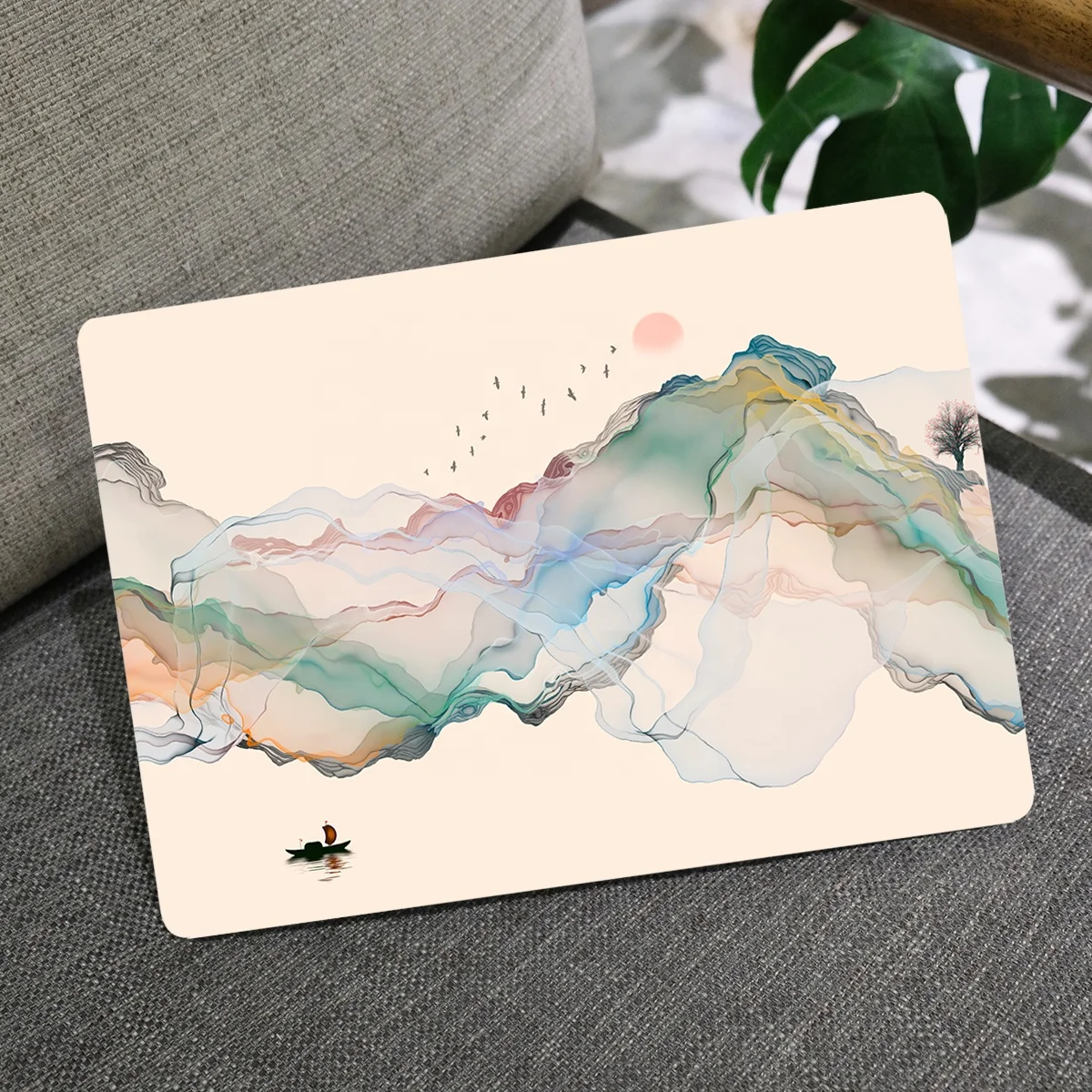 New Unique Crystal Flower Painting Laptop Case  M1 M2 Chip For MacBook Air Pro 11 12 13 14 15 16 inch Model A2681 A2941 A2779